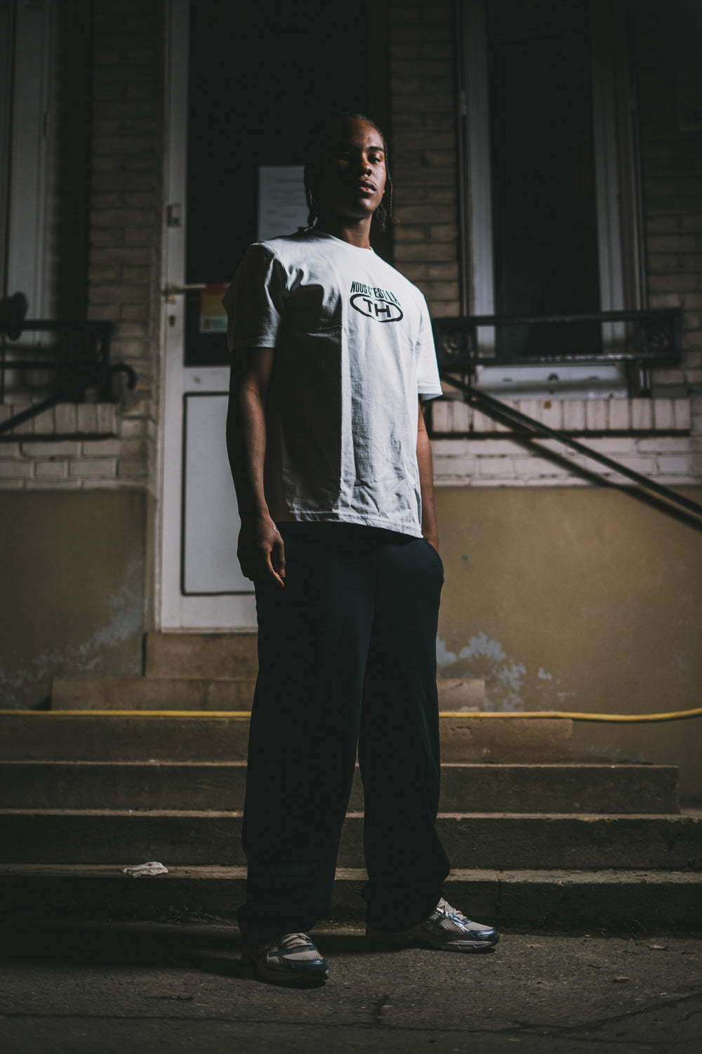 Tee White Black Glock