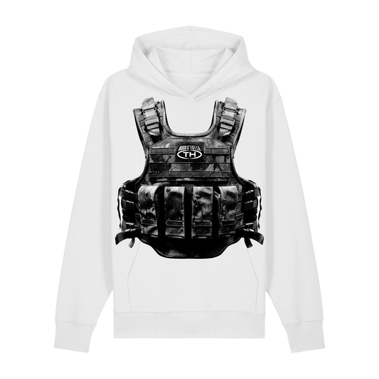 Hoodie White Bulletproof