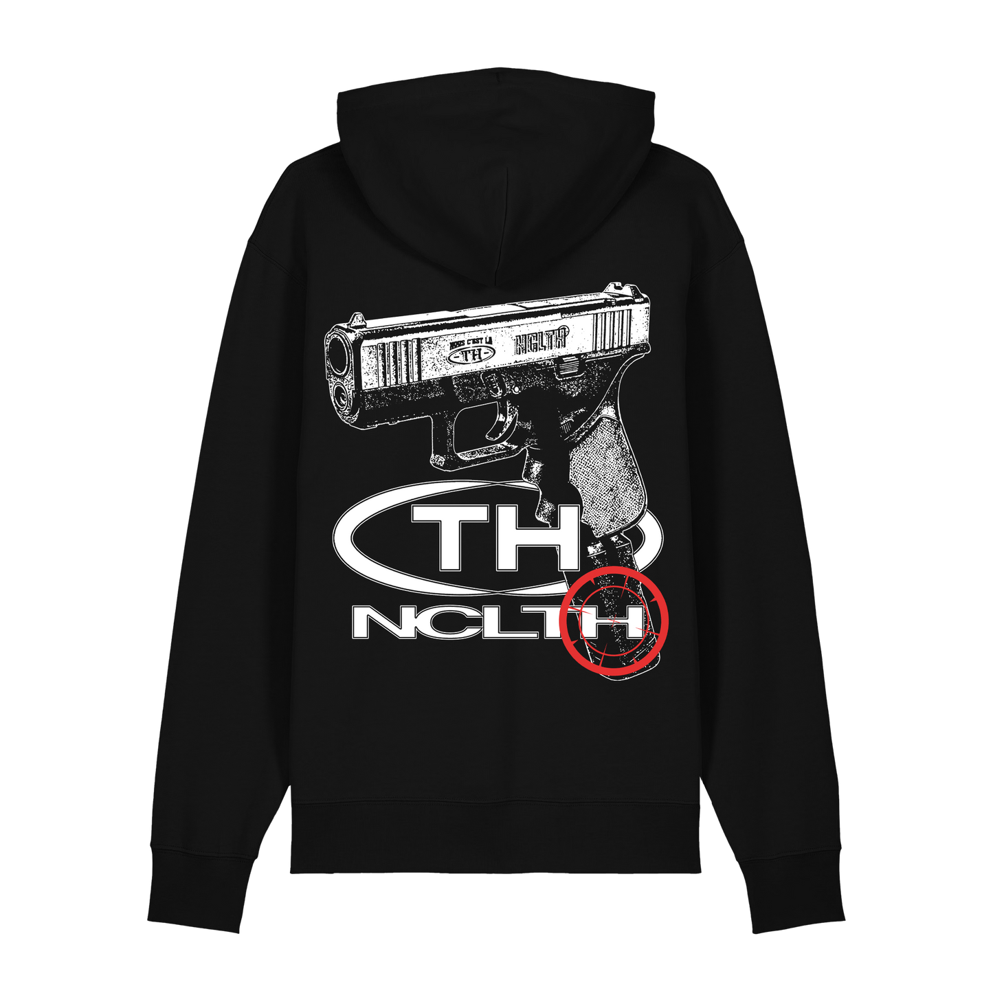 Hoodie Black White Glock