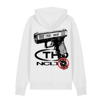 Hoodie White Black Glock