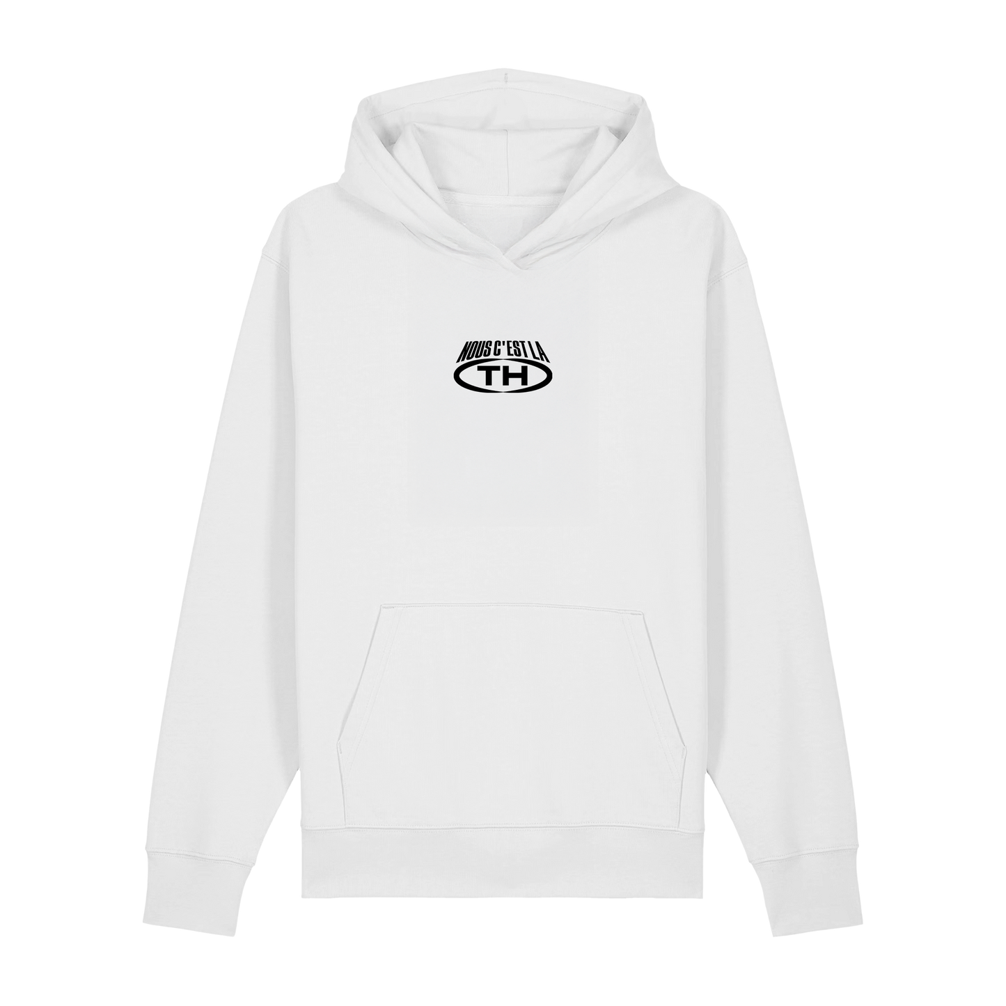 Hoodie White Black Glock