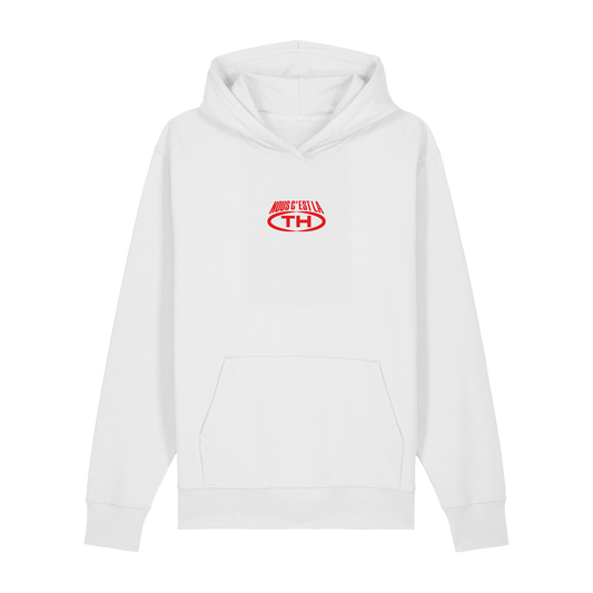 Hoodie White Red Glock