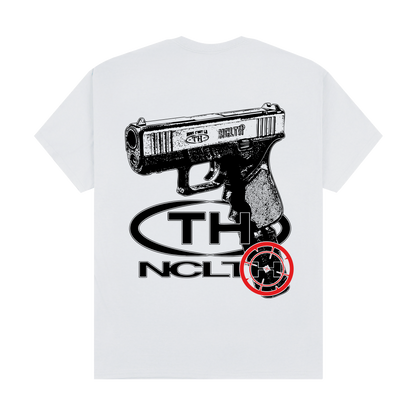 Tee White Black Glock