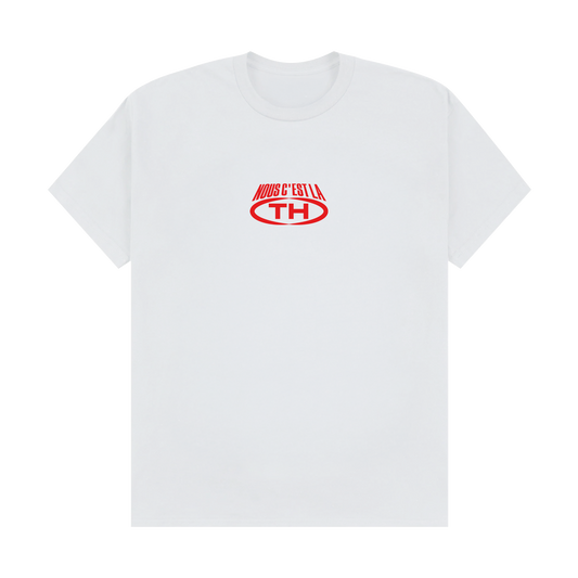 Tee White Red Glock