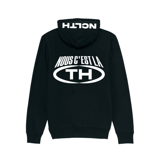 Hoodie noir NCLTH blanc