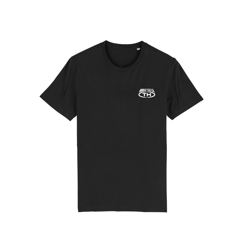 T-Shirt noir NCLTH blanc