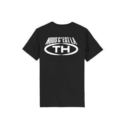 T-Shirt noir NCLTH blanc