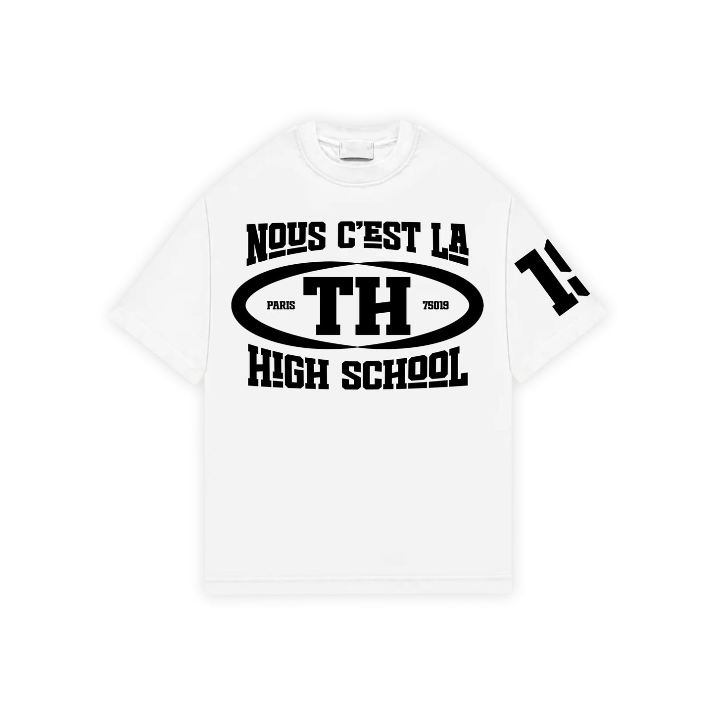 T-shirt NCLTH - Édition High School 2K25 (Blanc)